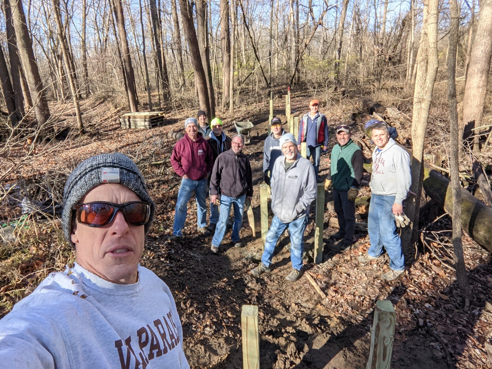 Trail Building in Goshen Parks